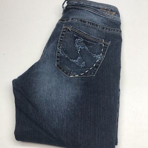 RARE RETRO SILVER JULIA BOOTCUT JEANS JEANS 29x34 😎